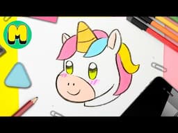 Cómo Dibujar un Unicornio Kawaii 🌸 Paso a Paso | Dibujos Fáciles - How to Draw Unicorn