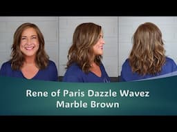 Want a GREAT throw and go wig? Rene of Paris Dazzling Wavez in Marble Brown may be it!  LOVE IT!