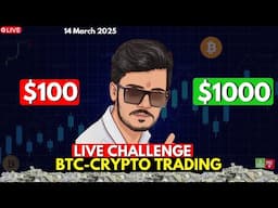Live Intraday Trading | Bitcoin & Gold Trading | Live Crypto Trading Analysis 14 march