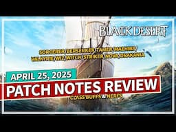 WEEKLY Fishing Event & CLASS BALANCE - Global Lab Patch Notes April 25 | Black Desert
