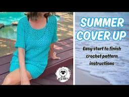 DIY Crochet Summer Beach Cover Up