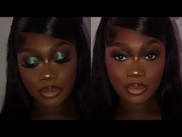 Glitz & Glam on chocolate Barbie Makeup tutorial 😍