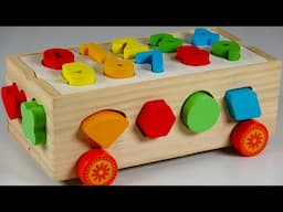 Best Learn Shapes, Vehicles, Colors, Numbers & Counting Preschool Toy Learning Video For Toddlers