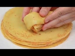 Just Mix Flour, Milk, and 1 Egg! No Yeast No Rolling. Milk Flatbread Make With Liquid Dough