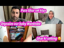Orgnaize our baby Wardrobe || Alishba Amir daily vlog