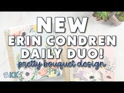 NEW Erin Condren Daily Duo Unboxing and Review 7x9 Bouquet LifePlanner All in One Planner