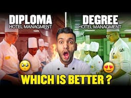 Degree vs Diploma In Hotel Management क्या सही है?😱| Hotel Management degree or Diploma क्या करें?|