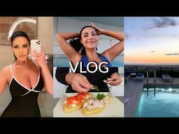 MIAMI VLOG What I Eat, Go Out With Me & Pool Day!