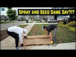 Seeding A Transition Zone Lawn! + Spray and Seed The Same Day // Lawn Rescue Ep 3
