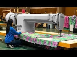 The process of making clothing beautifully and meticulously from start to finish