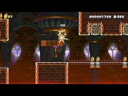 3 Castle: Bow jr's thwomp castle by Oscarcade 🍄Super Mario Maker 2 ✹Switch✹ No Commentary #diy