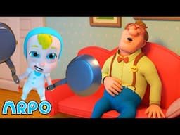 Shhh! Sleepy Daddy’s Rest! 😴 | ARPO’s Hilarious Baby Challenge & Healthy Routines