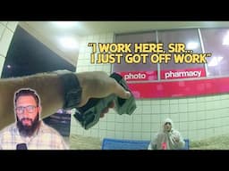 CVS Employee Arrested Waiting on Bench for Lyft Driver (7 MINUTES after closing the store)