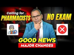 Big News for Indian Pharmacists | No Evaluating Exam Needed | No PEBC Exam for Canadian Pharmacists