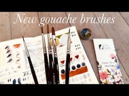 THE BEST GOUACHE BRUSHES & HOW TO USE THEM ✹ Pro Arte x Emma Block