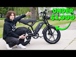 CHEAP Moped E-BIKE Under $1,000 is it ANY GOOD? - TST R002 Unboxing-Assembly-Review