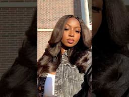 90s Black Girl Blowout Hair Tutorial #blowout