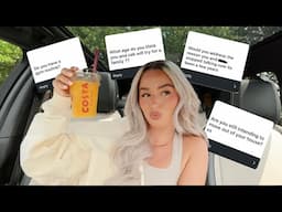 drive with me + juicy Q&A 🤍✨