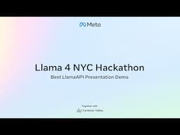Llama 4 NYC Hackathon Best Use of Llama API Winner: Parent Bridge