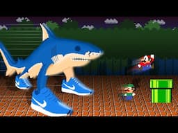 Mario and Luigi Escape TRALALERO TRALALA Brainrot Animal –Story of Transformation