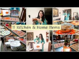 11 Home & Kitchen Items - Stylish & Affordable for Kitchen ,Dinner Organization & Home Refresh - HFL