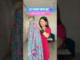 Get Ready With Me 🩷✨Ethnic Look 🌻 Salwar Suit #youtubeshorts #shorts #grwm #fashion #suits #ethnic