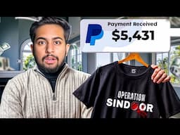 ₹1000 Rupees Print on Demand Challenge With Trending Design