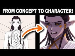 From Concept to Character! My Top Tips for Designing OCs!