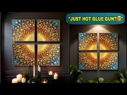 "Hot Glue Magic: Stunning DIY Wall Art Anyone Can Make!" Fashion Pixies | Diy | Craft