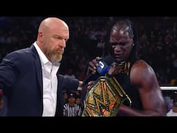 R-Truth WWE Title Win...HHH ANGRY Over Truth Return...Jacob Fatu Change...Roxanne Perez Death Threat