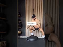 Think HIIT workouts are tough? Try doing them on a BOSU Balance Trainer 😏💥 #bosu #gym #training