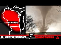 Hunting Strong Tornado Threat In Wisconsin - LIVE STORM CHASER
