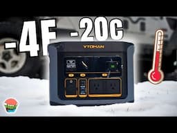 THIS POWERSTATION WORKS WHEN IT'S FREEZING! VTOMAN Flashspeed 600