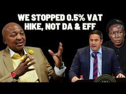 Kenny Kunene’s Pathetic Jab at DA & EFF’s VAT Victory Lap