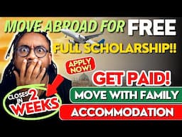 2 WEEKS LEFT! 💥 Move Abroad for FREE with These Scholarships | APPLY NOW!