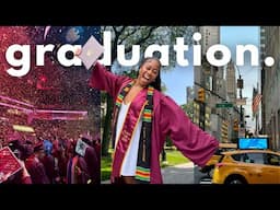 I GRADUATED 🎓 college graduation vlog in NYC,  college advice and whats next for me...