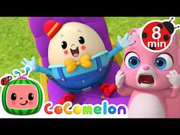 Animals Play With Humpty Dumpty | Animal Time | CoComelon Nursery Rhymes & Kids Songs [ 8 MIN LOOP ]