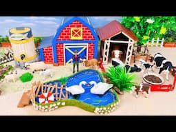 28 Minutes of The Most Satisfying Build Countryside Farm Diorama | Cattles Farm | Farm Miniature