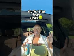 Being Seen Trying: Tennis Edition