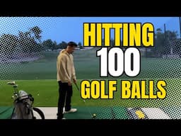 HITTING 100 GOLF BALLS UNTIL I GET BETTER @SUPEReeeGO