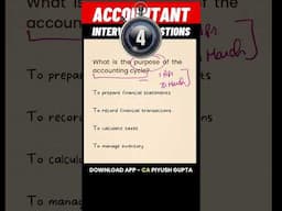 #Accountant #Interview Questions #Accounting Journal Entries #gst #taxation