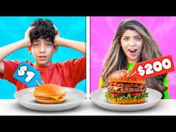 CHEAP Vs EXPENSIVE Food Challenge with Jason