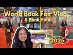 NEW DELHI WORLD BOOK FAIR vlog and book haul!🛒📚my experience and all the new books I got!