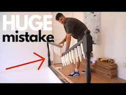 DIY Stairs Transformation : 80s Carpet → Modern Oak Stairs - Before and After Stairs Renovation