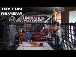 WWE Jakks Pacific 2003 Elimination Chamber Playset TOY REVIEW!