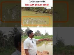 ಕೃಷಿ ಹೊಂಡದಲ್ಲಿ ಮೀನು ಸಾಕಾಣಿಕೆ ಮಾಡ್ಬೇಕು ಅಂದ್ರೆ ಈ ಟ್ರಿಕ್ಸ್ ಫಾಲೋ ಮಾಡಿ ! #shorts #fishfarming