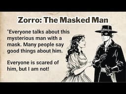 The masked Man ⭐ Learn English Through Story Level 4 | Listening Practice   | ESL