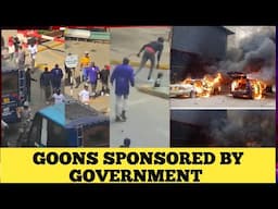 Video Leaked Out Exposed Government Sponsored Goons Burning Vehicles With Fake Number Plate