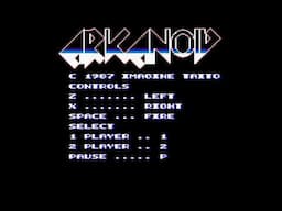 27th April 2025 Amstrad CPC game Arkanoid