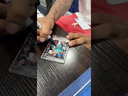 Ja Morant autographs his rookie card @icebox 🏀✅Watch our latest YouTube episode that just dropped💎